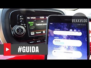 How to connect the smartphone to the Fiat 500x Uconnect radio