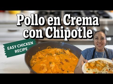 Quick and Easy Chipotle Chicken Recipe! Creamy and Delicious 🌶️😋