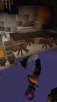 Building an Efficient Minecraft Spider Farm! #minecraft #minecraftfarm #minecraftbuilding #shorts