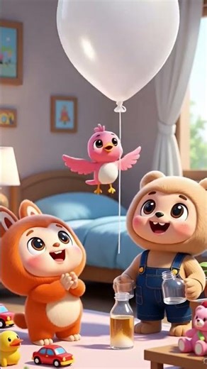 Balloon Air Magic | Easy Science Cartoon for Kids