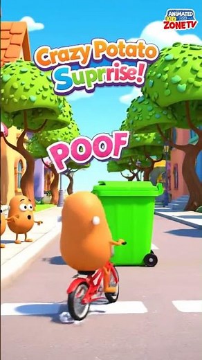 “Crazy Potato Surprise 🥔💥 | Funny Potatoes Pop Out! | Animated Kid Zone TV”