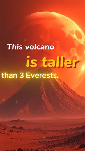 Olympus Mons on Mars is the tallest volcano in the entire solar system—about three times the height of Mount Everest. Its gentle slopes and massive width make it a giant shield volcano unlike anything on Earth.” #Mars, #OlympusMons, #SpaceFacts, #SolarSystem, #NASA, #MarsVolcano, #Cosmos, #ScienceShorts, #AstroFacts, #Universe | Astro Tech