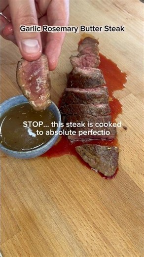 How to Make Garlic Rosemary Butter Steak 🥩🔥 | Easy Steak Recipe