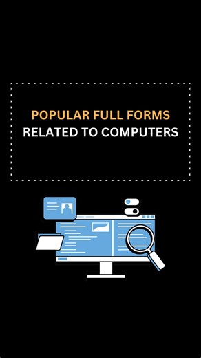 1.1K views · 20 reactions | Popular Computer Full Forms You Should Know  How many did you already know? Comment below #ComputerFullForms  #TechFacts  #ComputerBasics #LearnComputers #CSStudents #ITKnowledge #ComputerTips #ProgrammingLife #DigitalLearning #TechEducation | Computer Hardware Software & Networking | Facebook