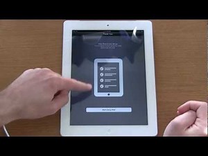 Setting Up The New iPad (3rd Generation)