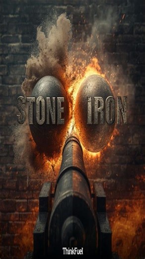 Stone Cannonballs vs Iron — Which Was Stronger myth vs real #history