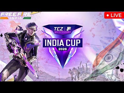 INDIA 🇮🇳 CUP | FREE FIRE🔥ESPORTS | INDIA CHAMPIONSHIP | LIVE 🥶 | ‪@STATEGAME1‬
