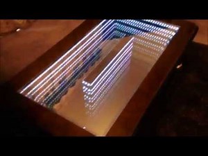 Infinity Mirror Coffee Table project using 3 colour LEDs