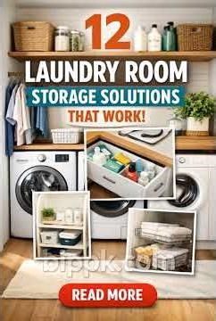 12 Laundry Room Storage Solutions That Work