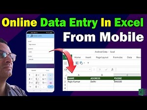 Online Data Entry in Excel With Android App | Data Entry Software | Data Collection online