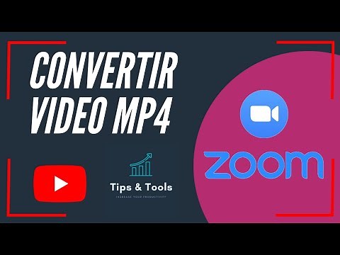 Como CONVERTIR una reunión de ZOOM a MP4