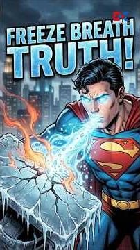 Superman’s Freeze Breath Explained: The REAL Science 😳❄️ #dailykrypton #superman #dccomics #shorts