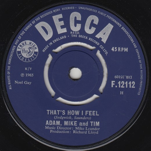 Adam, Mike And Tim - That's How I Feel