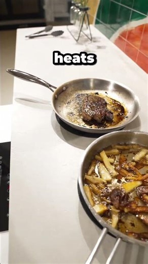 Invisible cooktop in action. #invisacook #invisacook_europe #inductioncooking #invisiblecooktop