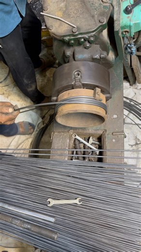 Making a Large Iron Wire Ring on Lathe Machine | Simple Open-Diameter Ring Crafting #youtubeshorts