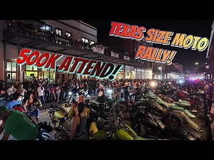 Inside the Biggest Motorcycle Rally in Texas!