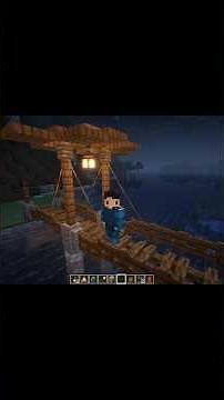 마인크래프트 1분만에 이쁜 다리 만들기!! #minecraft #마크꿀팁 #마크건축
