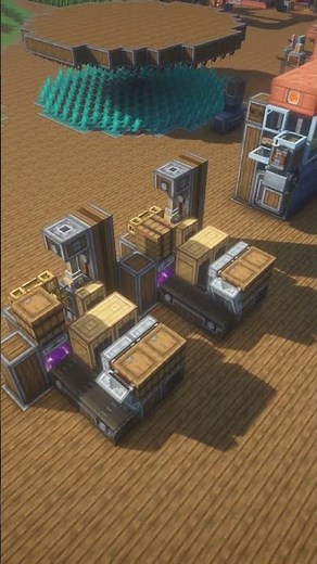 I Build an MEGA Fern FARM! #shorts #create #minecraft #createmod