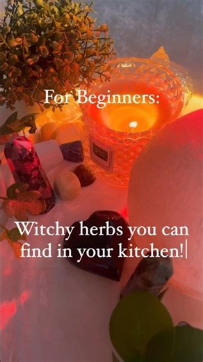 Baby witches : witchy herbs you can find in your kitchen! #witch #witchcraft #webitchery