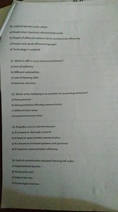 Cultural barriers occur when:   a) People share identical cult... | Filo