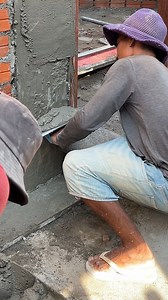 11K views · 160 reactions | How To Render A Brick Wall - Beautiful construction - beautiful windows - sand and cement step by step | Creative Handmades Ideas Diy | Facebook