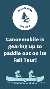 Canoemobile is gearing up to paddle out on its fall tour, and we're looking for our next group of Canoemobile Outdoor Leaders to lead it! Our fall #Canoemobile tour travels down the East Coast and across the Midwest to connect over 10,000 students, participants, and families to their local waterways. If you have an interest in outdoor education and a passion for connection, then we want YOU to join our Canoemobile crew. Learn more about the role and apply today at the link in our bio! | Wilderne