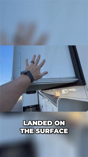 RV Slide-Out Debris Damage: How to Protect Your Roof #shorts