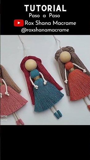 👆 TUTORIAL ✅DIY MUÑECA de MACRAME (paso a paso) | DIY Macrame Doll Step by Step Tutorial #macrame