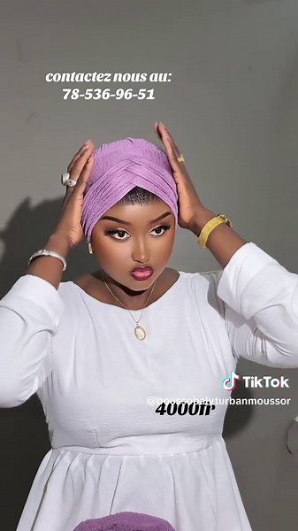 Le Turban deux pièces qui change tout ! Facile à porter , stylé et parfait pour toutes vos tenues. Que tu sois pressée ou que tu veuilles ajouter un touche élégante …ce modèle est ton meilleur allié ❤️ #fyp #pourtoi #viralvideos #turban #percersurtiktok