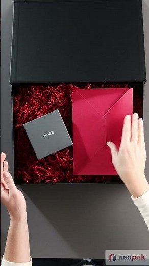 Jak elegancko zapakować prezent? Pudełko magnetyczne krok po kroku 🎁 #prezent #neopak