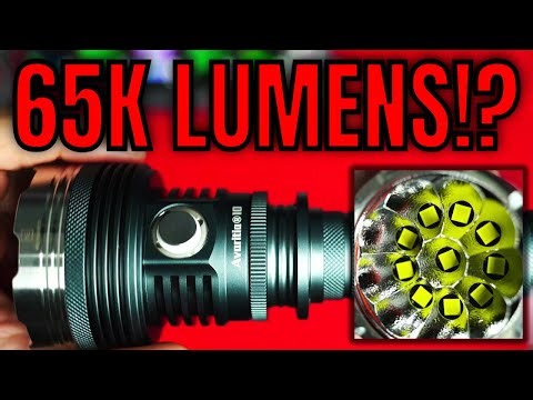 I Tested a 65,000 Lumen Flashlight! Nightwatch A10
