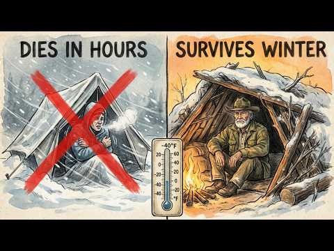 This Shelter Design Keeps You Alive at -40°F (Most Preppers Get It Wrong)