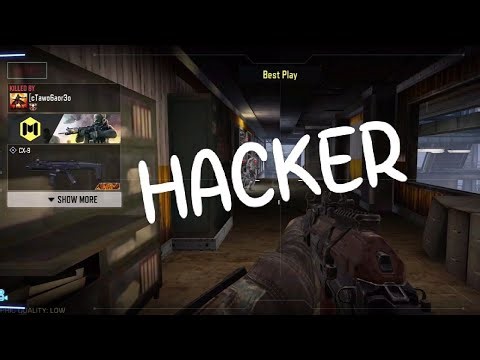 I got this HACKER in my match in codmobile