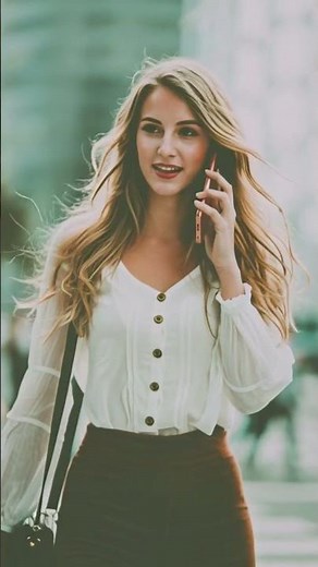 Confident Street Style Walk | Elegant Woman Crossing City Street in Style