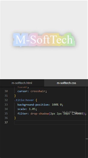 How to create Gradient Text using Html and CSS #shorts #gradienttext #webdesign #webdevelopment