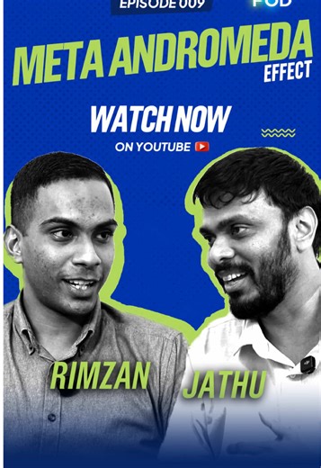 Rimzan Faiz from AdsyncLK is collaborating with the APIDM Performance Pod podcast. In this episode of Performance Pod by APIDM, we break down Meta’s Andromeda algorithm and explain how it is reshaping the way performance marketing works across Meta platforms. Watch Now - https://youtu.be/npOgIJlwKXw?si=QD3hgxHRITh4NtgF #adsynclk #digitalmarketing #MarketingTalks #andromeda