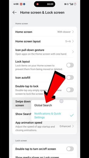 How to Enable Swipe Down for Global Search in realme | #realme | #shorts
