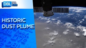 A massive dust plume of sand from the Sahara desert is set to hit the United States today. It's so large that it's visible from the International Space Station. | Daily Blast LIVE