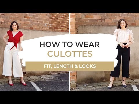 How To Wear Culottes | Fit & Length | Spring/Summer LOOKBOOK