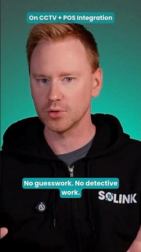 The power of syncing your CCTV footage with your POS data through Solink #securitysystem #solink