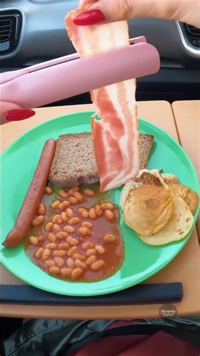 Road Trip Breakfast Hack! 🚗🍳 Easy Car Cooking #Shorts