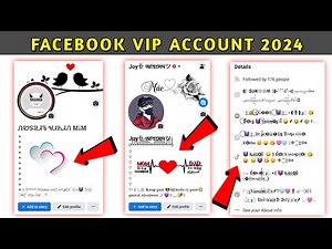 Facebook Vip Account 2024 | Facebook Bio Style | Fb Work | fb vip id
