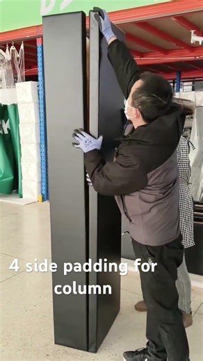 4 side column padding with Velcro #padding