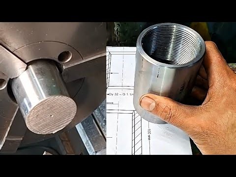 ✅ From Solid Steel to a Perfect Internal Thread