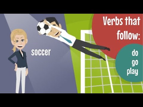 English Grammar Practice: Do-Go-Play + Verbs