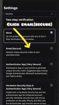 how to add 2_step verification in your id #roblox