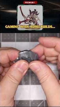 Gaming with ADHD Builds 54-1 - Warhammer 40000 Tyranid Hive Tyrant #shorts #warhammer