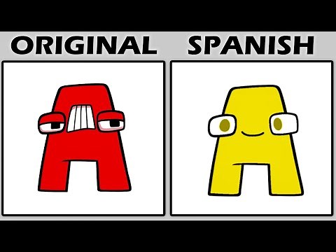 ORIGINAL vs NEW Spanish Alphabet Lore (by BazMannBach Studios) Comparison Pt 1