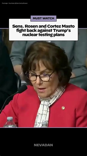 40 reactions · 31 comments | Nevada’s Democratic senators are backing a bill that would require congressional approval before the Trump administration can resume explosive nuclear testing. The legislation, introduced with other Western senators, would also mandate state input before any tests. Nevada Reps. Horsford and Lee plan to propose a similar measure in the House. Follow @nevadannews for more. | The Nevadan | Facebook