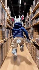 Is this an alien running at night? 👽🌌